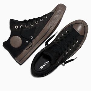 Converse Chuck Taylor All Star Madison Mid Colorblock Sneaker Black, Brown Gum